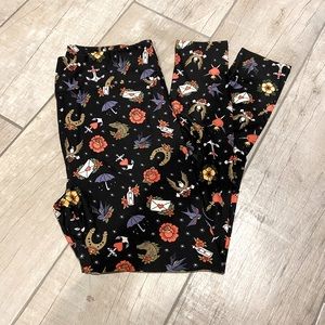 Tattoo themed lularoe leggings